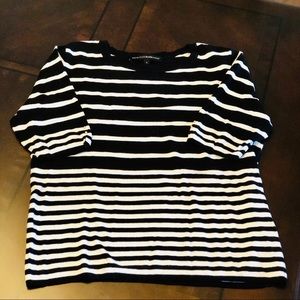 EUC - White House Black Market striped sweater